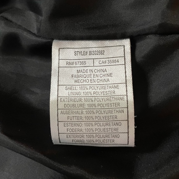 BB Dakota Black Vegan Leather Jacket in XS - Picture 5 of 5